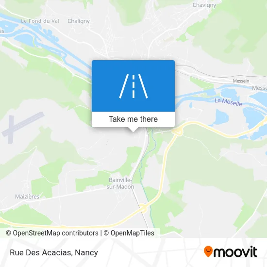 Rue Des Acacias map