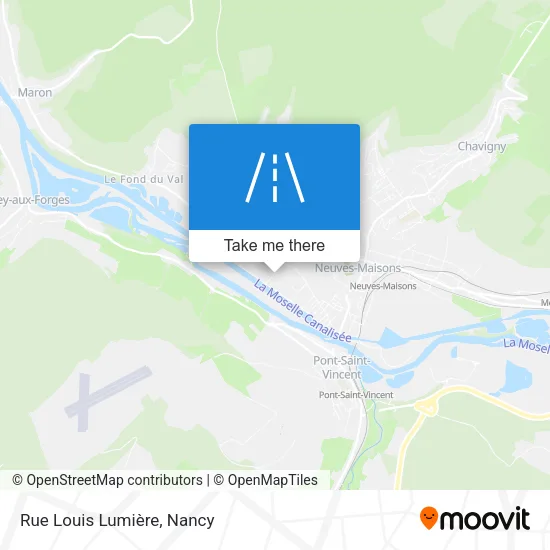 Rue Louis Lumière map