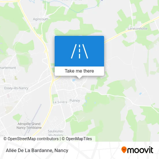 Allée De La Bardanne map