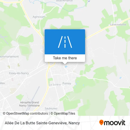 Allée De La Butte Sainte-Geneviève map