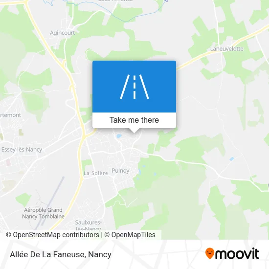 Allée De La Faneuse map