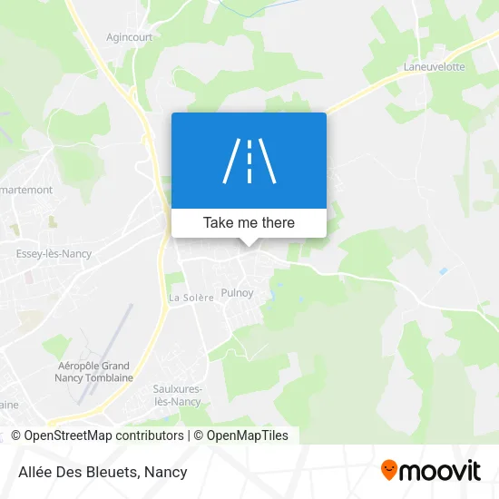 Allée Des Bleuets map