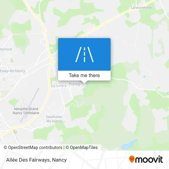 Allée Des Fairways map