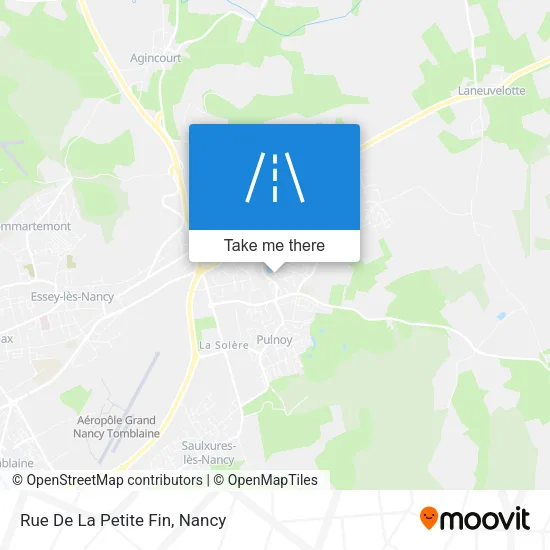 Rue De La Petite Fin map
