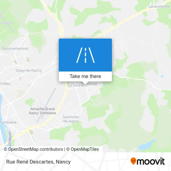 Rue René Descartes map