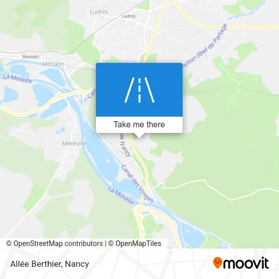 Allée Berthier map