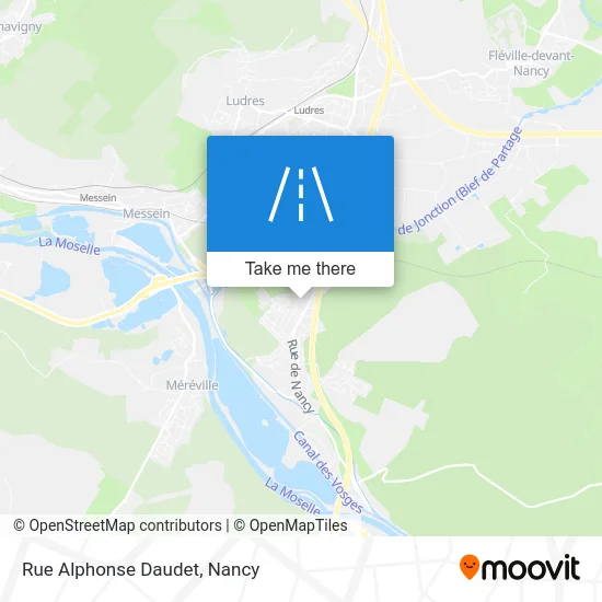 Rue Alphonse Daudet map