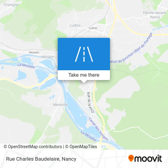 Rue Charles Baudelaire map