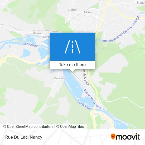 Rue Du Lac map