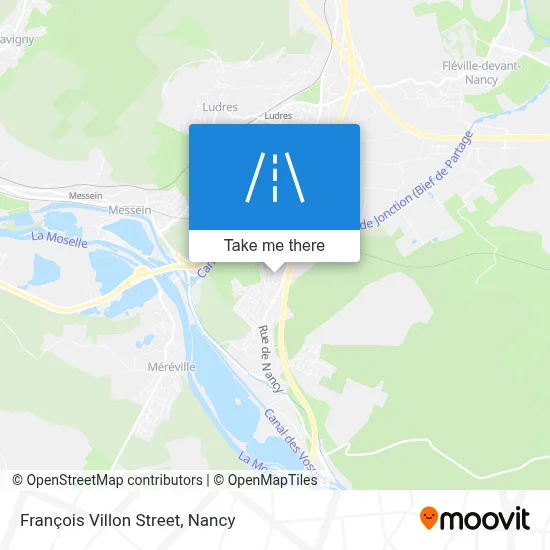 Rue François Villon map