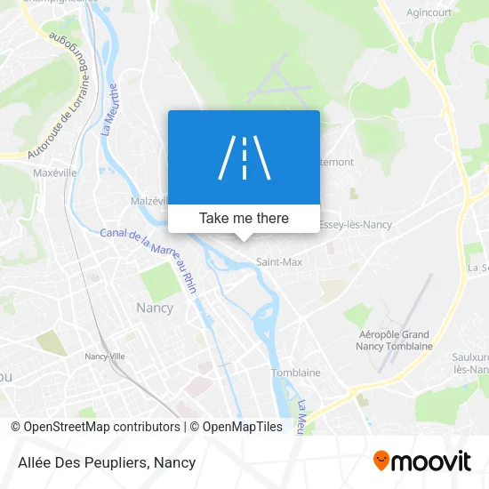 Allée Des Peupliers map