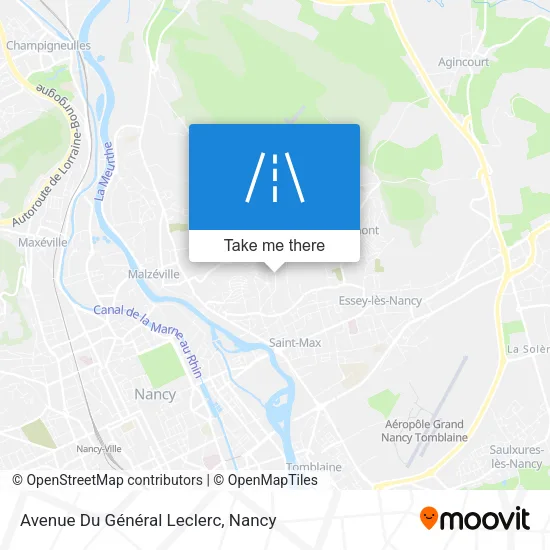 Avenue Du Général Leclerc map