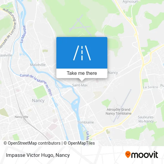 Impasse Victor Hugo map