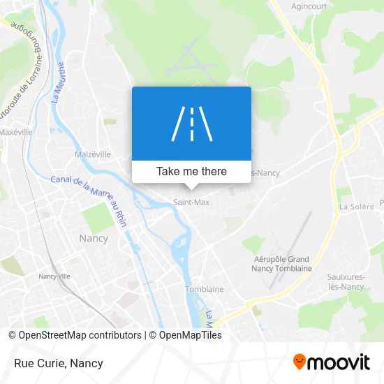 Rue Curie map