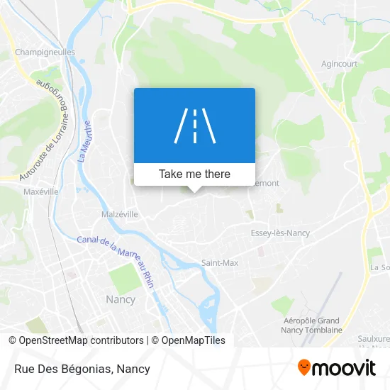 Rue Des Bégonias map