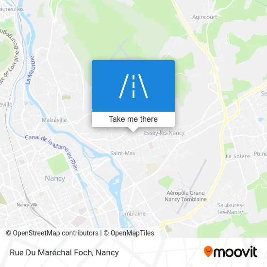 Rue Du Maréchal Foch map