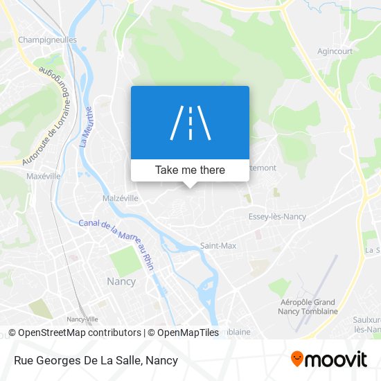 Mapa Rue Georges De La Salle