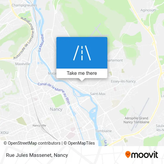 Rue Jules Massenet map
