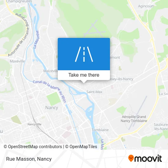 Rue Masson map