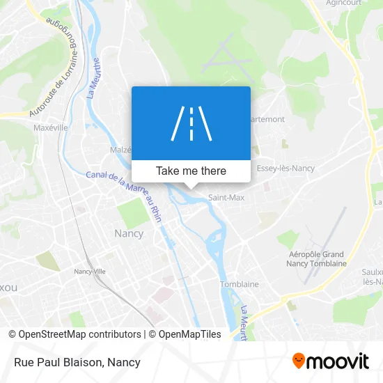 Rue Paul Blaison map