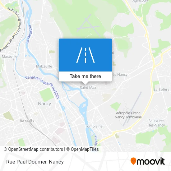 Rue Paul Doumer map