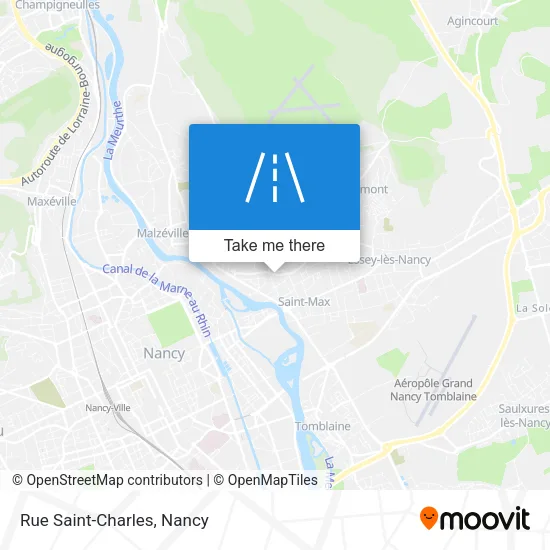 Rue Saint-Charles map
