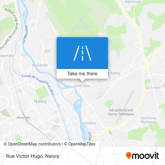 Rue Victor Hugo map
