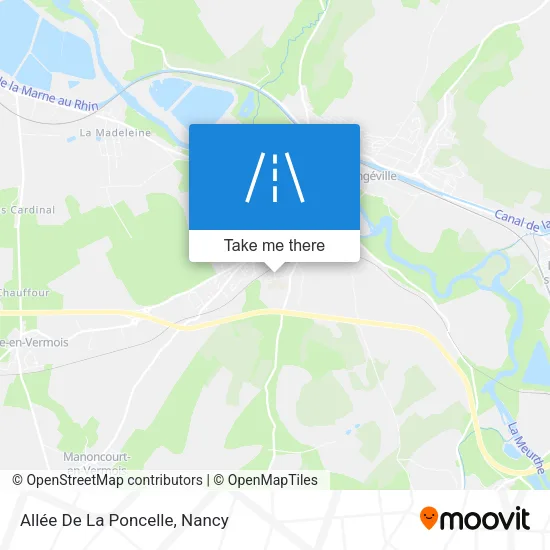 Allée De La Poncelle map