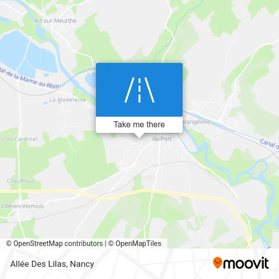 Allée Des Lilas map