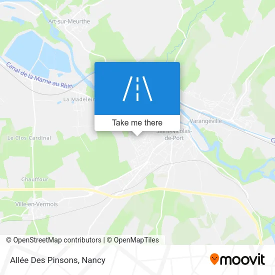 Allée Des Pinsons map