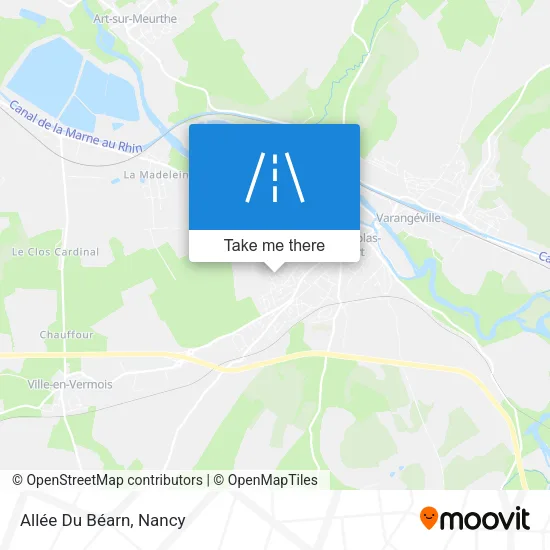 Allée Du Béarn map