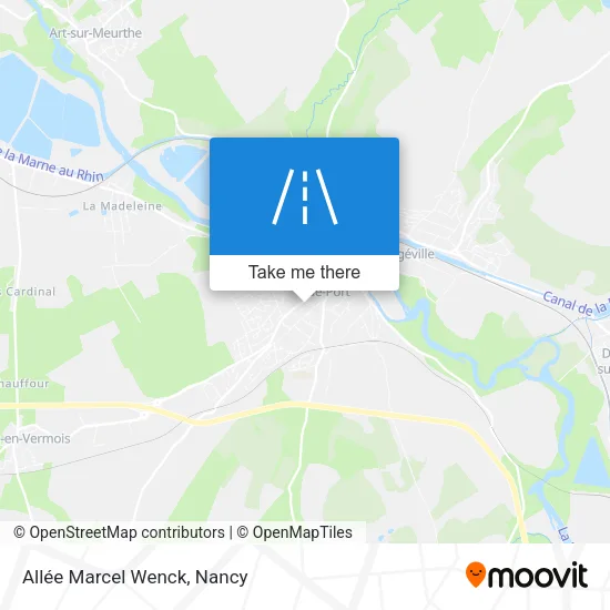 Allée Marcel Wenck map