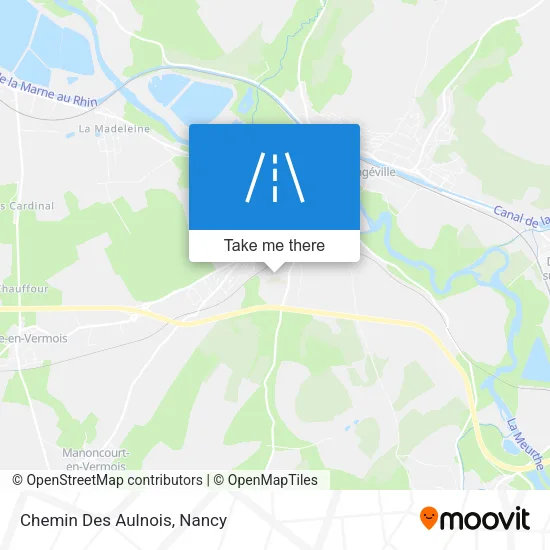 Chemin Des Aulnois map