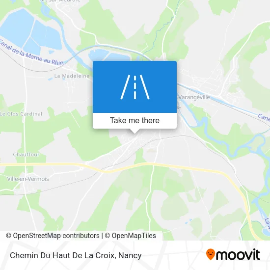 Chemin Du Haut De La Croix map
