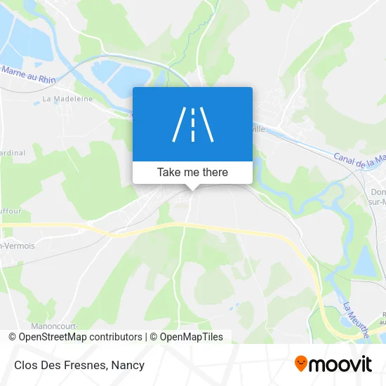 Clos Des Fresnes map