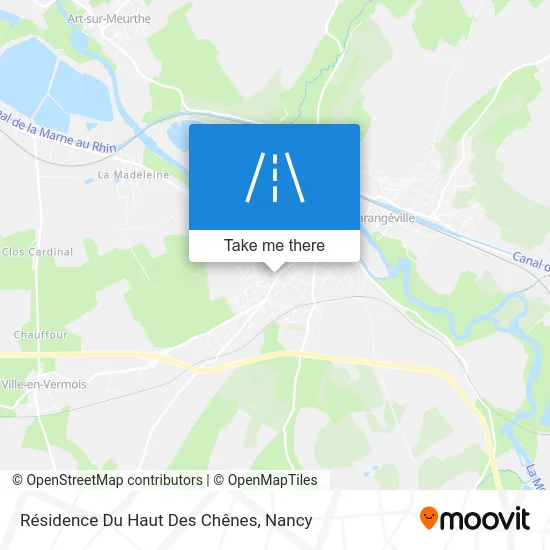 Résidence Du Haut Des Chênes map