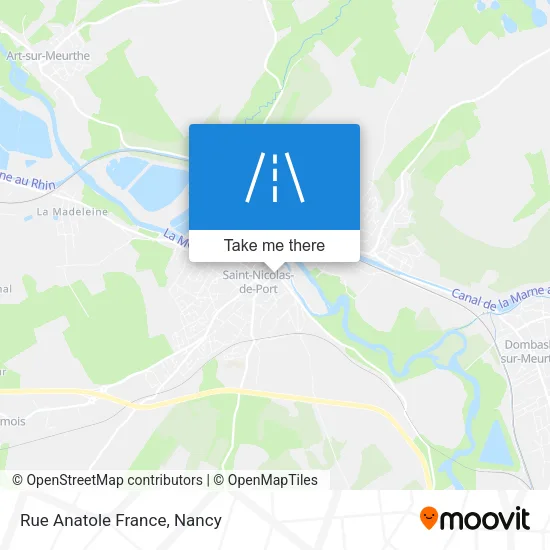 Rue Anatole France map