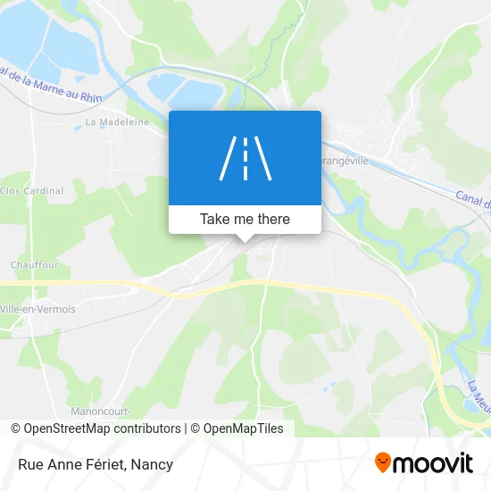 Rue Anne Fériet map