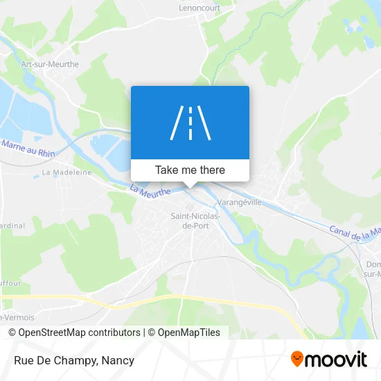 Rue De Champy map
