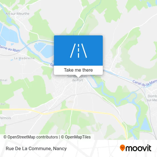 Mapa Rue De La Commune