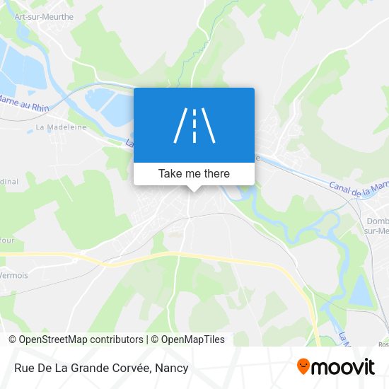 Rue De La Grande Corvée map