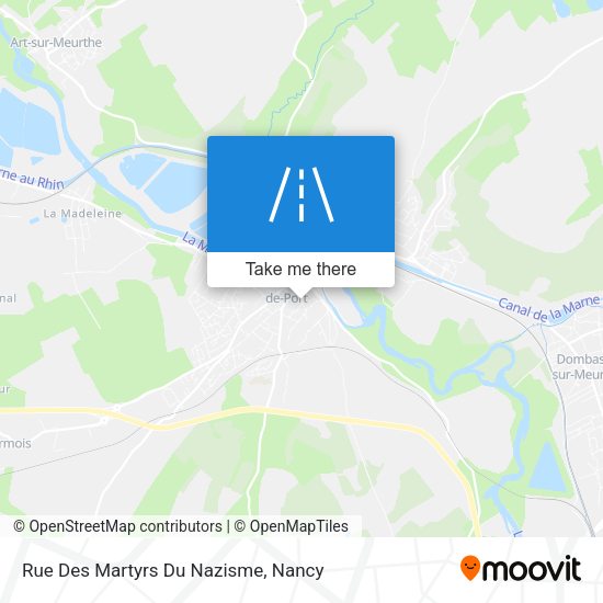 Rue Des Martyrs Du Nazisme map