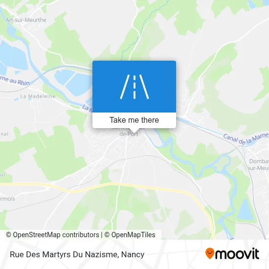 Rue Des Martyrs Du Nazisme map