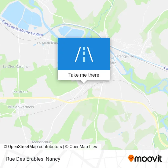 Rue Des Érables map