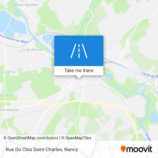 Rue Du Clos Saint-Charles map