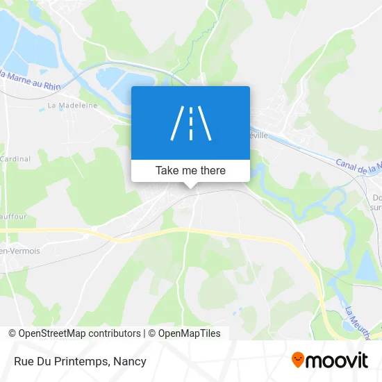 Mapa Rue Du Printemps