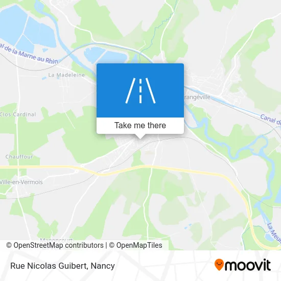 Mapa Rue Nicolas Guibert