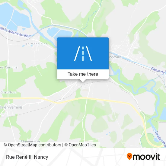 Rue René II map