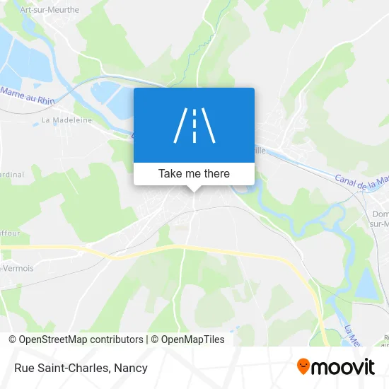 Rue Saint-Charles map