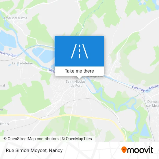 Rue Simon Moycet map